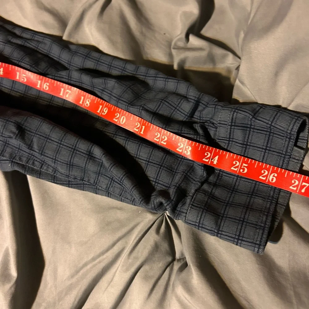 Duluth Jacket Mens XL Tall Blue Fire Hose‎ Flannel Lined Standard Fit
